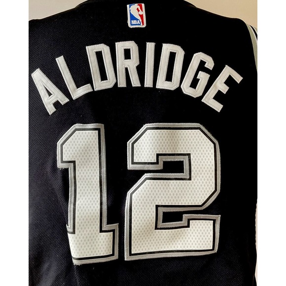 Adidas San Antonio Spurs LaMarcus Aldridge Stitched Youth Jersey Size Medium - Picture 6 of 9